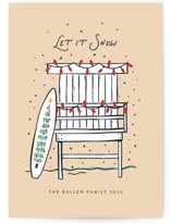 Beach Christmas Holiday Cards