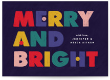 Merry & VERY Bright Holiday Cards
