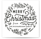 Vintage Wreath Holiday Cards