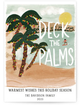 Deck the palms Holiday Cards