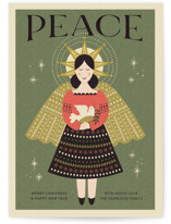 Peace Angel Holiday Cards