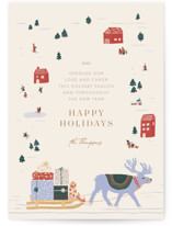 Reindeer Village Holiday Cards