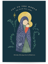 Madonna and child Holiday Cards