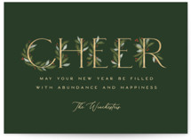 Botanical Merry Holiday Cards