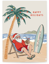 Tropical Winter Holiday Cards
