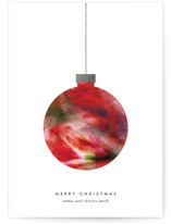 Painted Ornament Holiday Cards