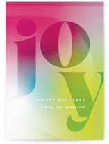 Neon Joy Holiday Cards