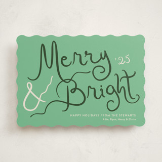 winter bright Holiday Cards