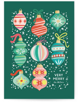 Bright Baubles Holiday Cards
