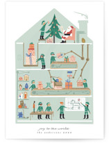 Santa and The Techie Elves Holiday Cards