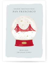 Golden Gate Globe Holiday Cards