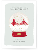 Golden Gate Globe Holiday Cards