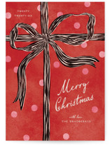 Bow Holiday Cards