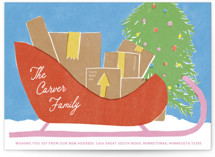 Sleigh Landing Holiday Cards