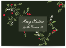 Green Branches Holiday Cards