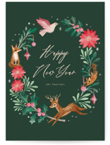 Woodland Wreath Holiday Cards