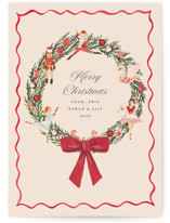 Nutcracker Wreath Holiday Cards