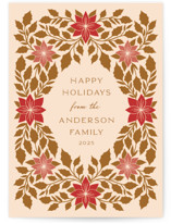 Holly Frame Holiday Cards