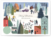 Holiday Village Holiday Cards