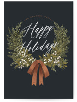 Greenery Holiday Cards