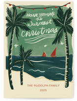 Palm Warm Holiday Cards