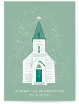 O Come Let Us Adore Him Holiday Cards