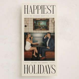 Elongated Tall Holiday Cards