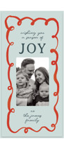 Swirly Tall Holiday Cards