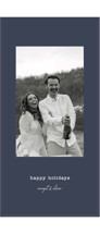 Typed Tall Holiday Cards