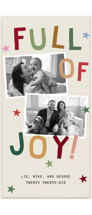 Full of Joy (& Cheer) Tall Holiday Cards
