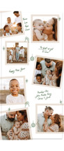 Personal Note Tall Holiday Cards