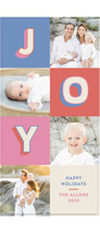 Color Pop Joy Tall Holiday Cards