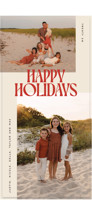Retro Duo Tall Holiday Cards