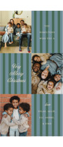 Hamilton Stripes Tall Holiday Cards