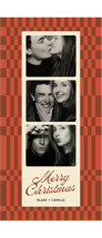 Checker & Charm Tall Holiday Cards