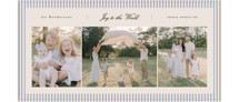 happy trio Tall Holiday Cards