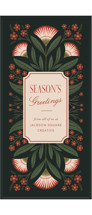 Folk Frame Tall Holiday Cards