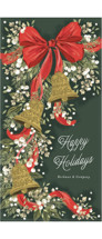 Holiday Bell Garland Tall Holiday Cards