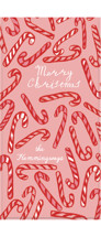 Candy Cane Lane Tall Holiday Cards