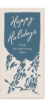 Vintage Mountains Tall Holiday Cards