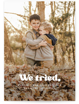 We tried. New Year Photo Cards