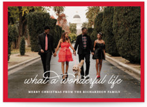 What A Wonderful Life New Year Photo Cards