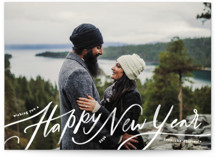 Swinging new year New Year Photo Cards