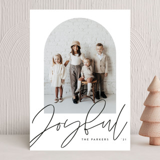 Arched Cheers New Year Photo Cards