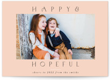 Happy & Hopeful New Year Photo Cards