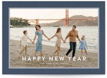 Skyline New Year Photo Cards