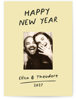 A Quick Note New Year Photo Cards