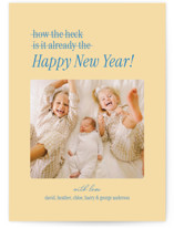 Time Flies New Year Photo Cards