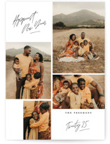 Scribbled New Year Photo Cards