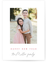 Hypercolor New Year Photo Cards